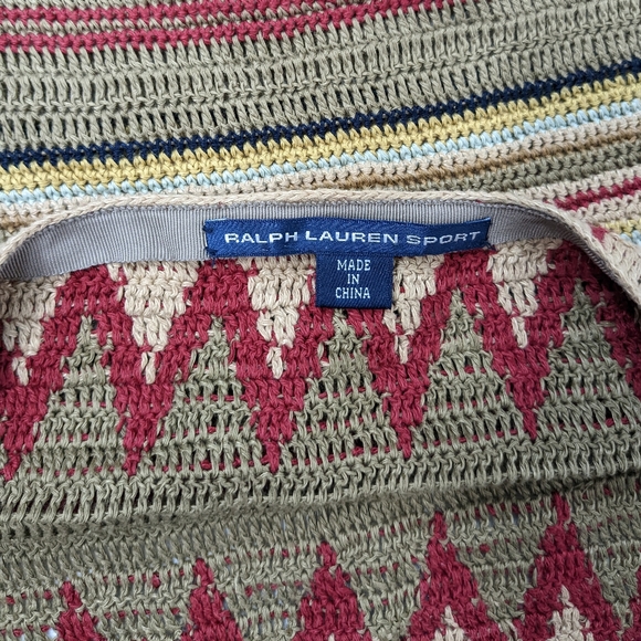 Vintage Ralph Lauren Sport Woven Chevron Multicolored Skirt - Picture 2 of 4